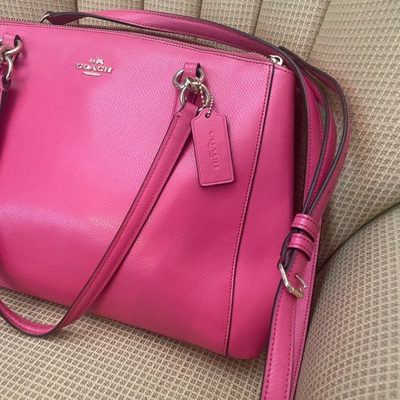 Coach Christie Pink Satchel - EUC - Picture 3 of 11